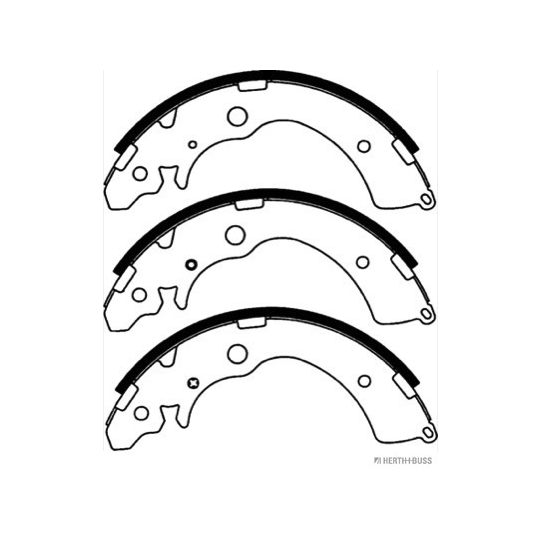 J3504011 - Brake Shoe Set 