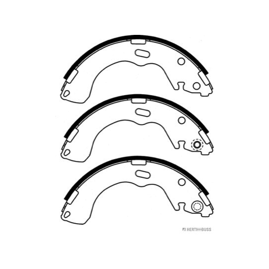 J3503039 - Brake Shoe Set 