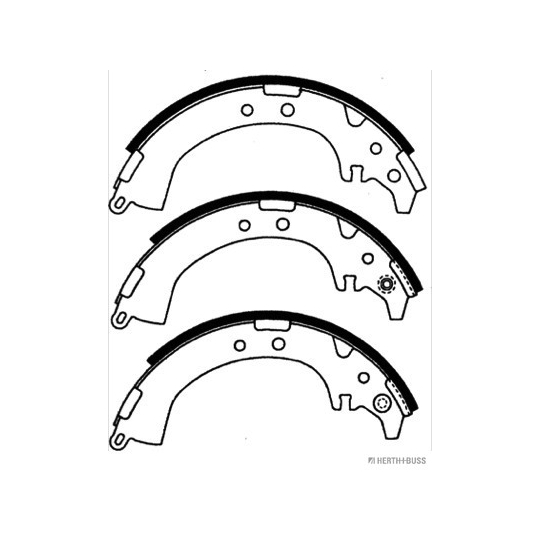 J3506020 - Piduriklotside komplekt 