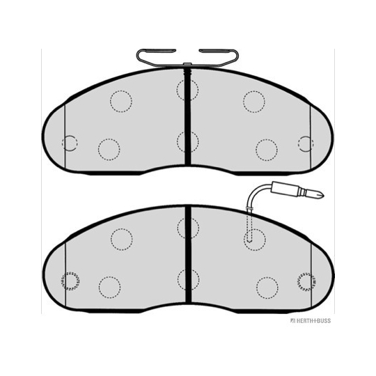 J3601015 - Brake Pad Set, disc brake 
