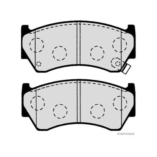 J3601062 - Brake Pad Set, disc brake 