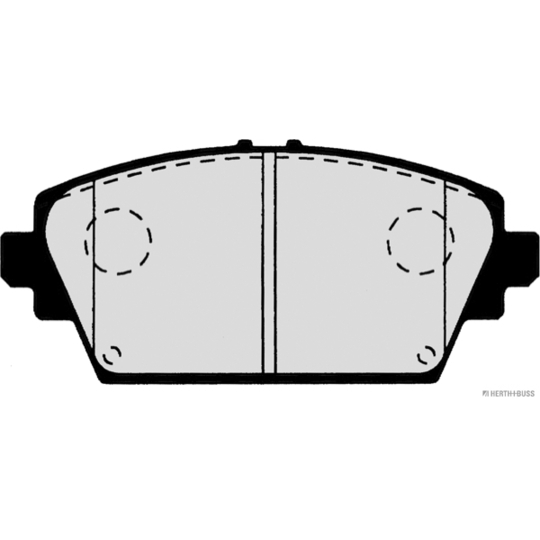 J3601072 - Brake Pad Set, disc brake 