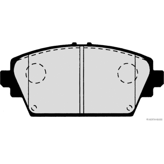 J3601072 - Piduriklotsi komplekt, ketaspidur 