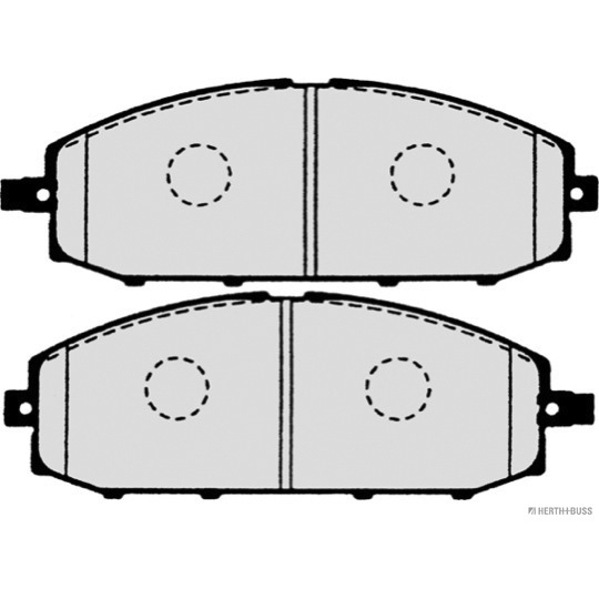 J3601070 - Brake Pad Set, disc brake 