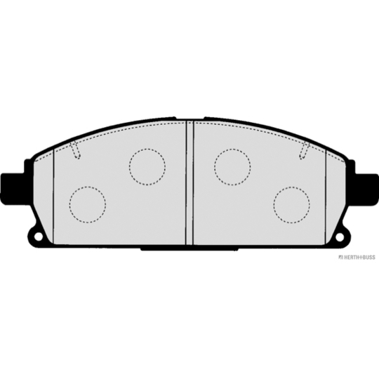 J3601090 - Brake Pad Set, disc brake 