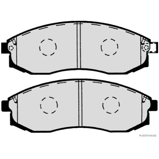 J3601065 - Brake Pad Set, disc brake 