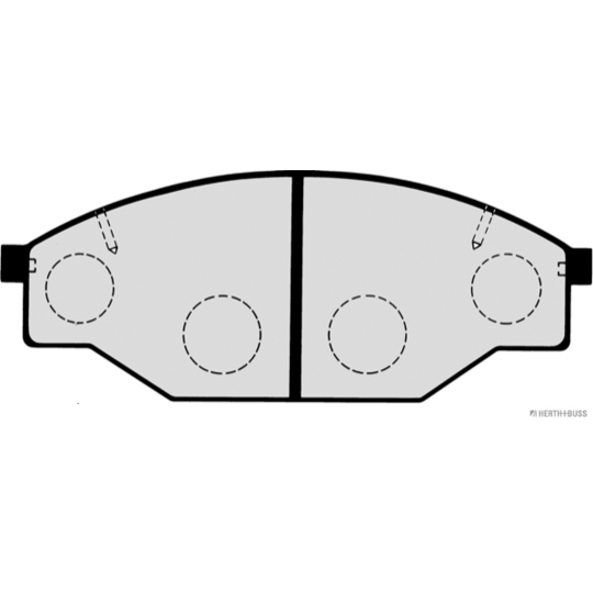 J3602047 - Brake Pad Set, disc brake 