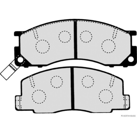 J3602050 - Brake Pad Set, disc brake 