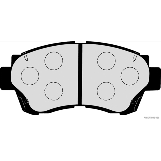 J3602060 - Brake Pad Set, disc brake 