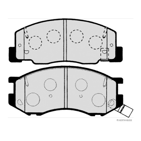 J3602114 - Brake Pad Set, disc brake 