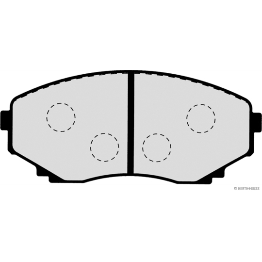 J3603046 - Brake Pad Set, disc brake 
