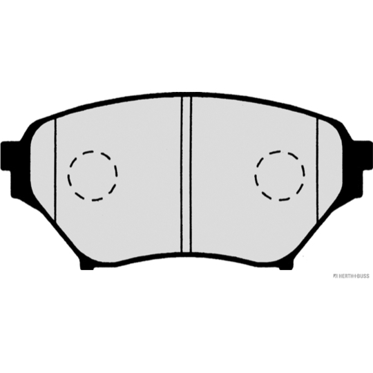 J3603052 - Brake Pad Set, disc brake 