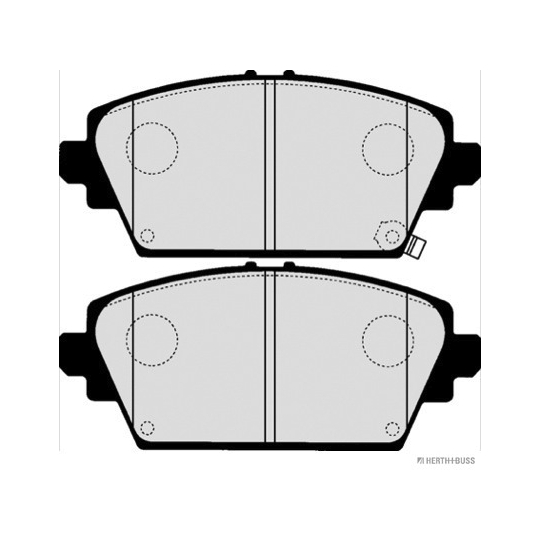 J3604047 - Piduriklotsi komplekt, ketaspidur 