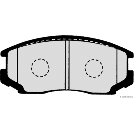 J3606018 - Brake Pad Set, disc brake 