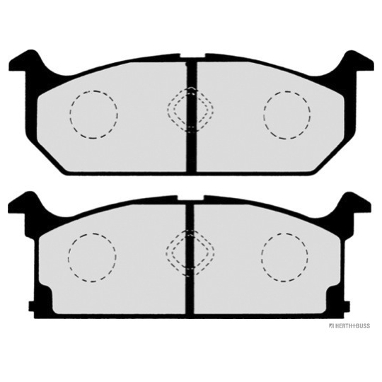 J3608004 - Brake Pad Set, disc brake 