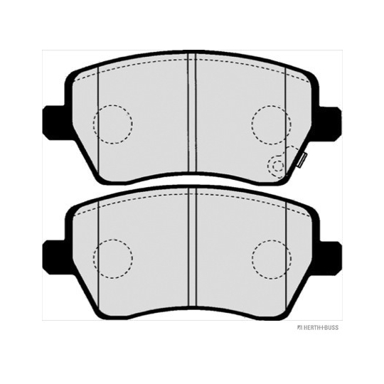 J3608025 - Brake Pad Set, disc brake 