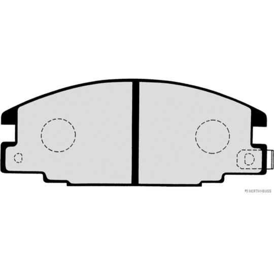 J3609004 - Brake Pad Set, disc brake 