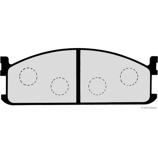 J3609002 - Brake Pad Set, disc brake 