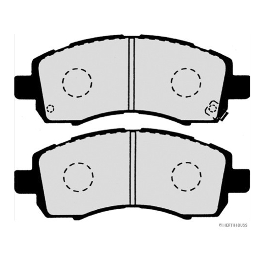 J3607012 - Brake Pad Set, disc brake 