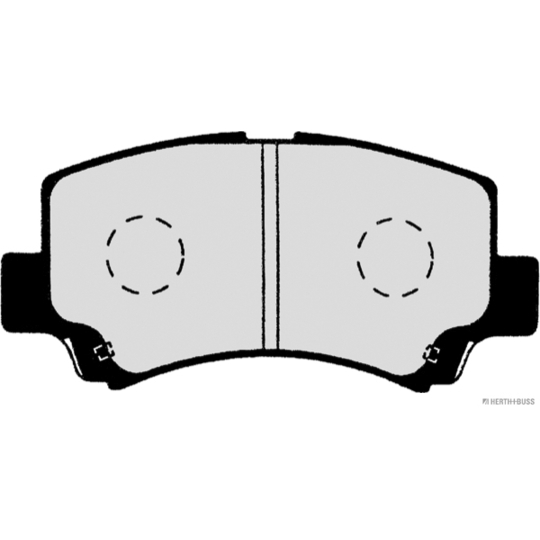 J3608018 - Brake Pad Set, disc brake 