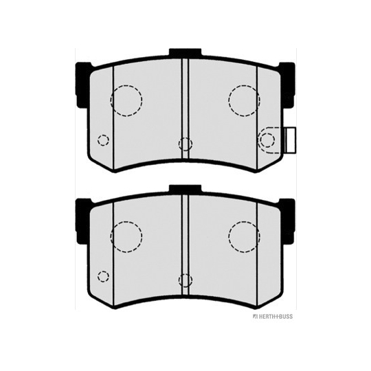 J3610502 - Brake Pad Set, disc brake 