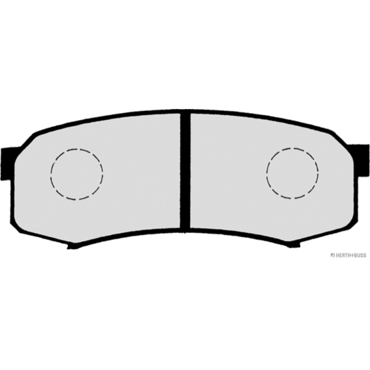 J3612010 - Brake Pad Set, disc brake 