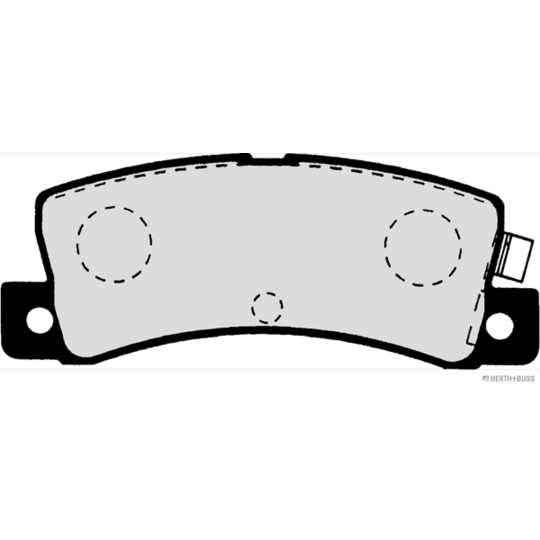 J3612008 - Brake Pad Set, disc brake 