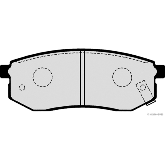 J3610512 - Brake Pad Set, disc brake 