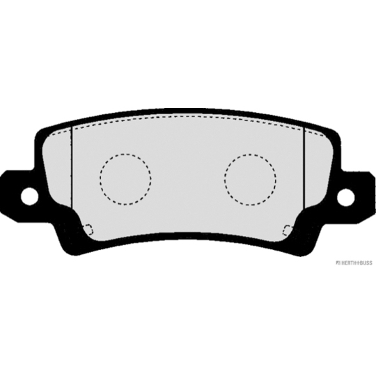 J3612025 - Brake Pad Set, disc brake 