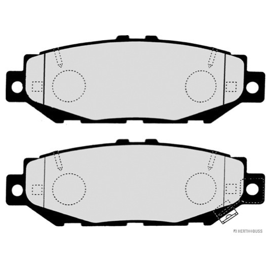 J3612016 - Brake Pad Set, disc brake 