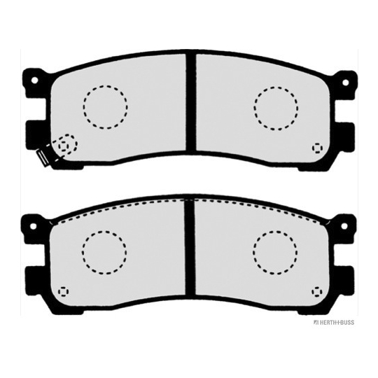 J3613013 - Brake Pad Set, disc brake 