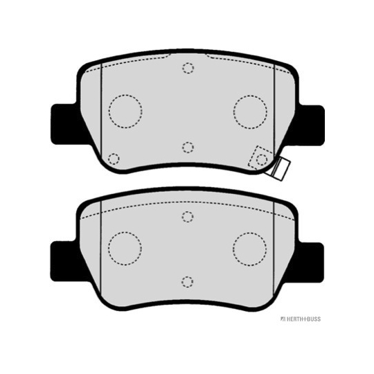 J3612040 - Brake Pad Set, disc brake 