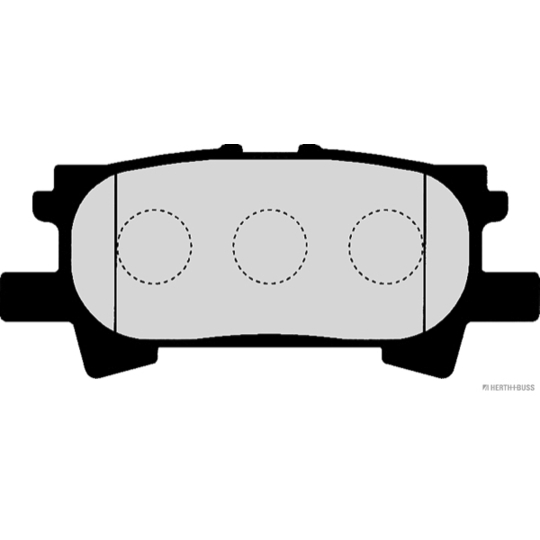 J3612037 - Brake Pad Set, disc brake 