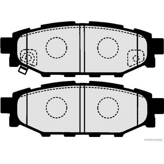J3617003 - Brake Pad Set, disc brake 
