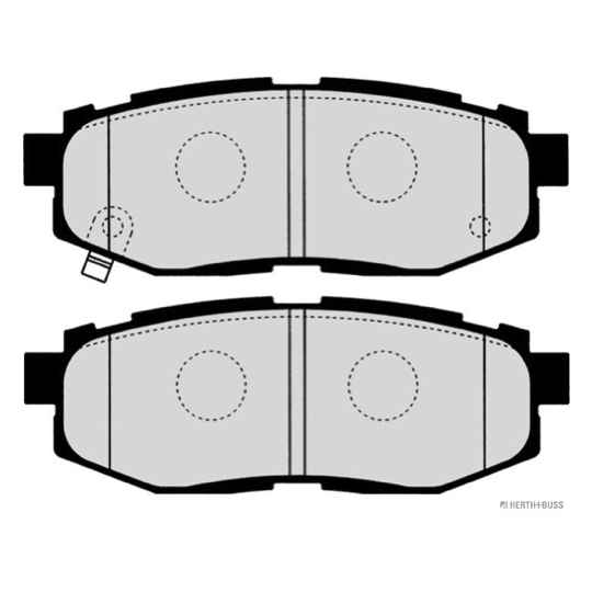 J3617007 - Brake Pad Set, disc brake 