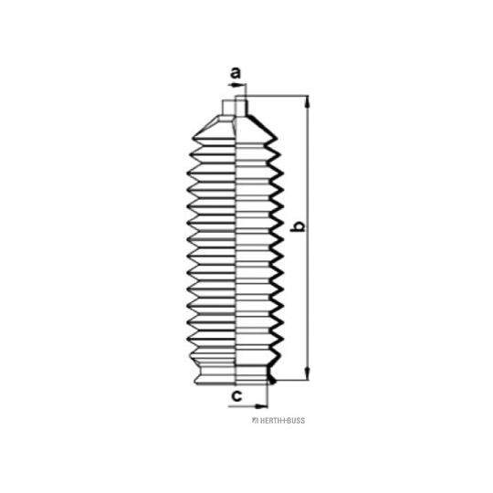 J4103009 - Bellow Set, steering 