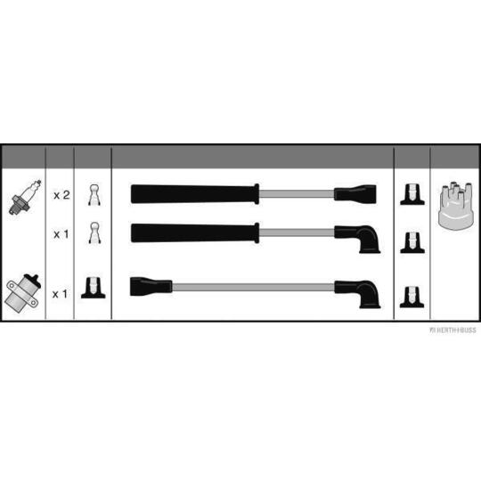 J5386012 - Ignition Cable Kit 