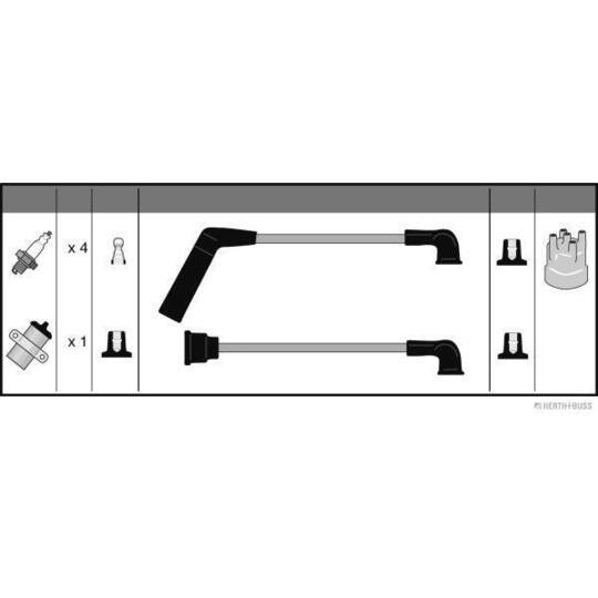 J5385001 - Ignition Cable Kit 