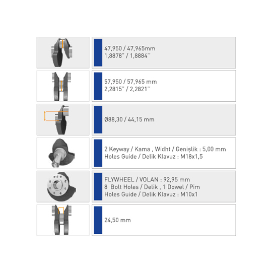 CK001601 - Crankshaft 