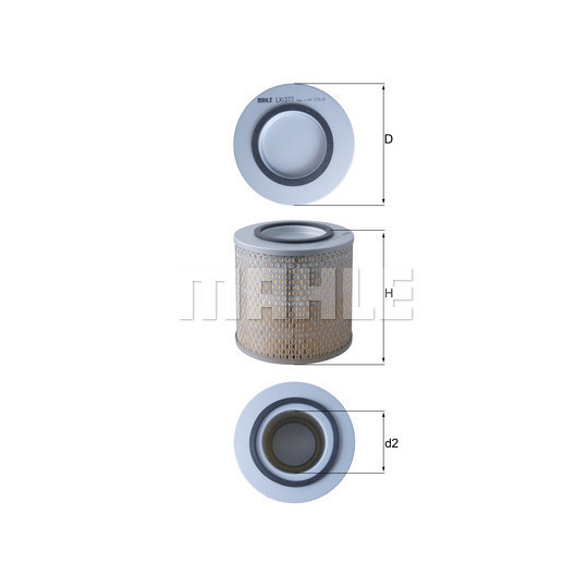 LX 1077 - Air filter 