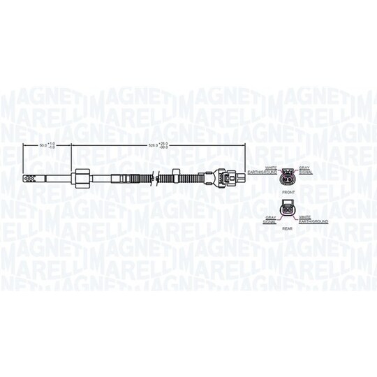 172000155010 - Sensor, exhaust gas temperature 