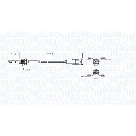 172000237010 - Sensor, exhaust gas temperature 