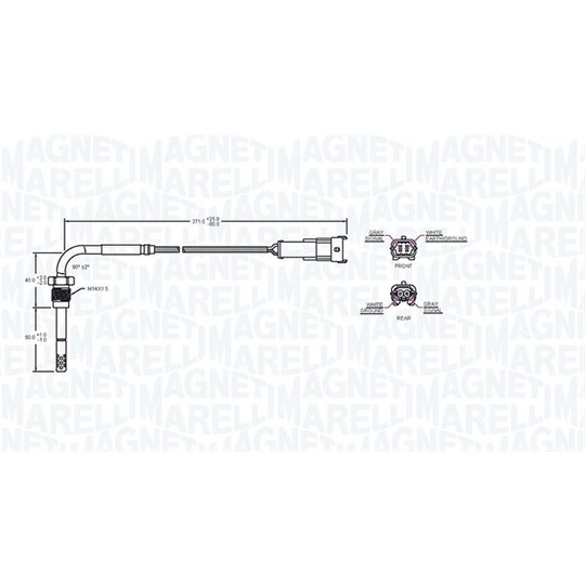 172000227010 - Sensor, avgastemperatur 