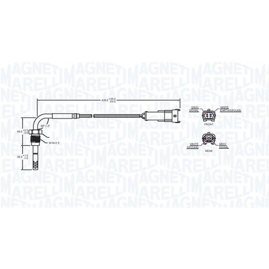 172000233010 - Sensor, exhaust gas temperature 