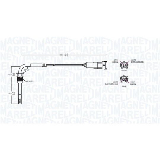 172000235010 - Sensor, avgastemperatur 