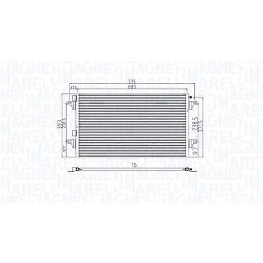 350203901000 - Condenser, air conditioning 