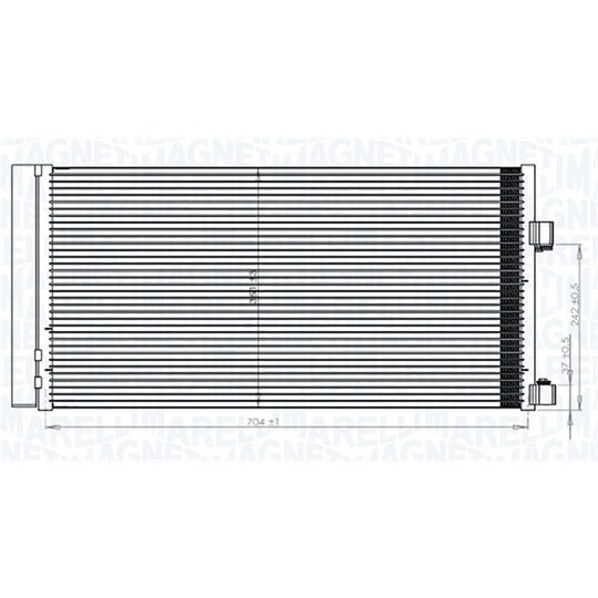 350203847000 - Condenser, air conditioning 