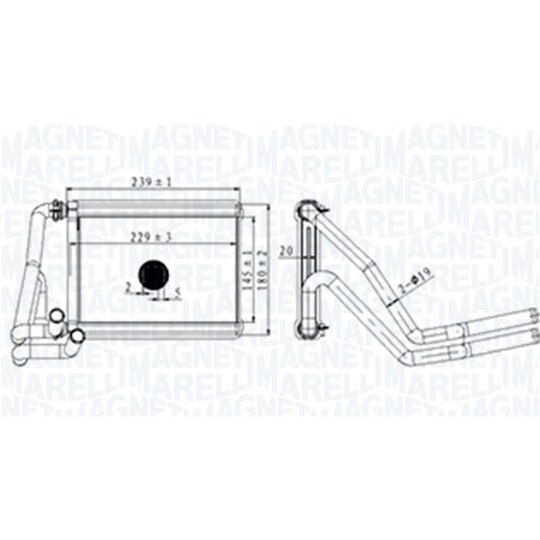 350218488000 - Heat Exchanger, interior heating 