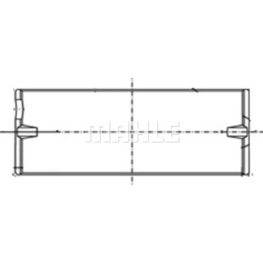 151 HL 18607 025 - Main Bearings, crankshaft 