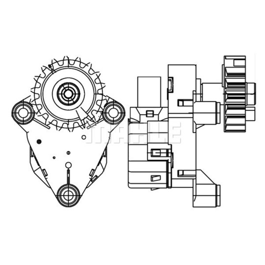 AA 57 000P - Seadeelement,seguklapp 